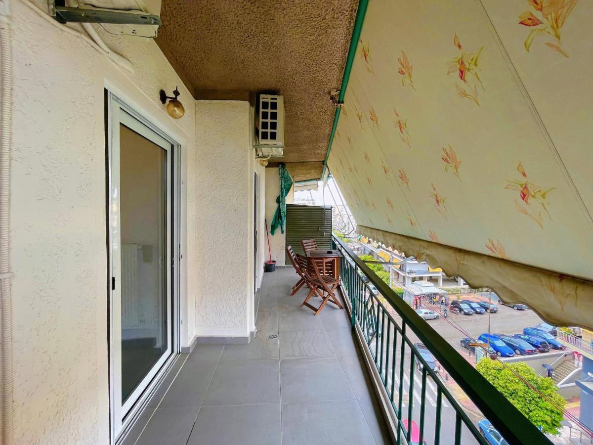 Wsd Hera Luxury Stylish 2Bd Apt With City View Balcony Near Merto Athen Exterior foto