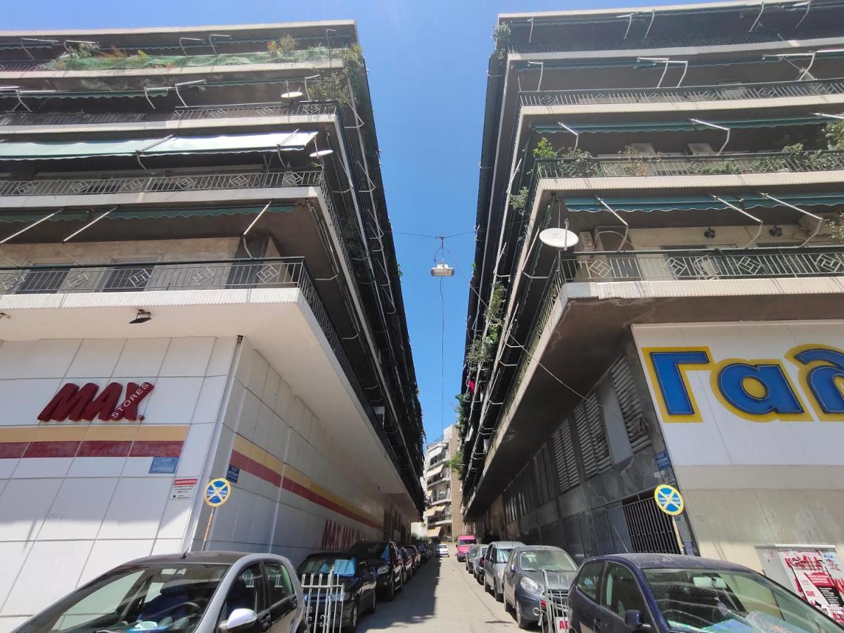 Wsd Hera Luxury Stylish 2Bd Apt With City View Balcony Near Merto Athen Exterior foto